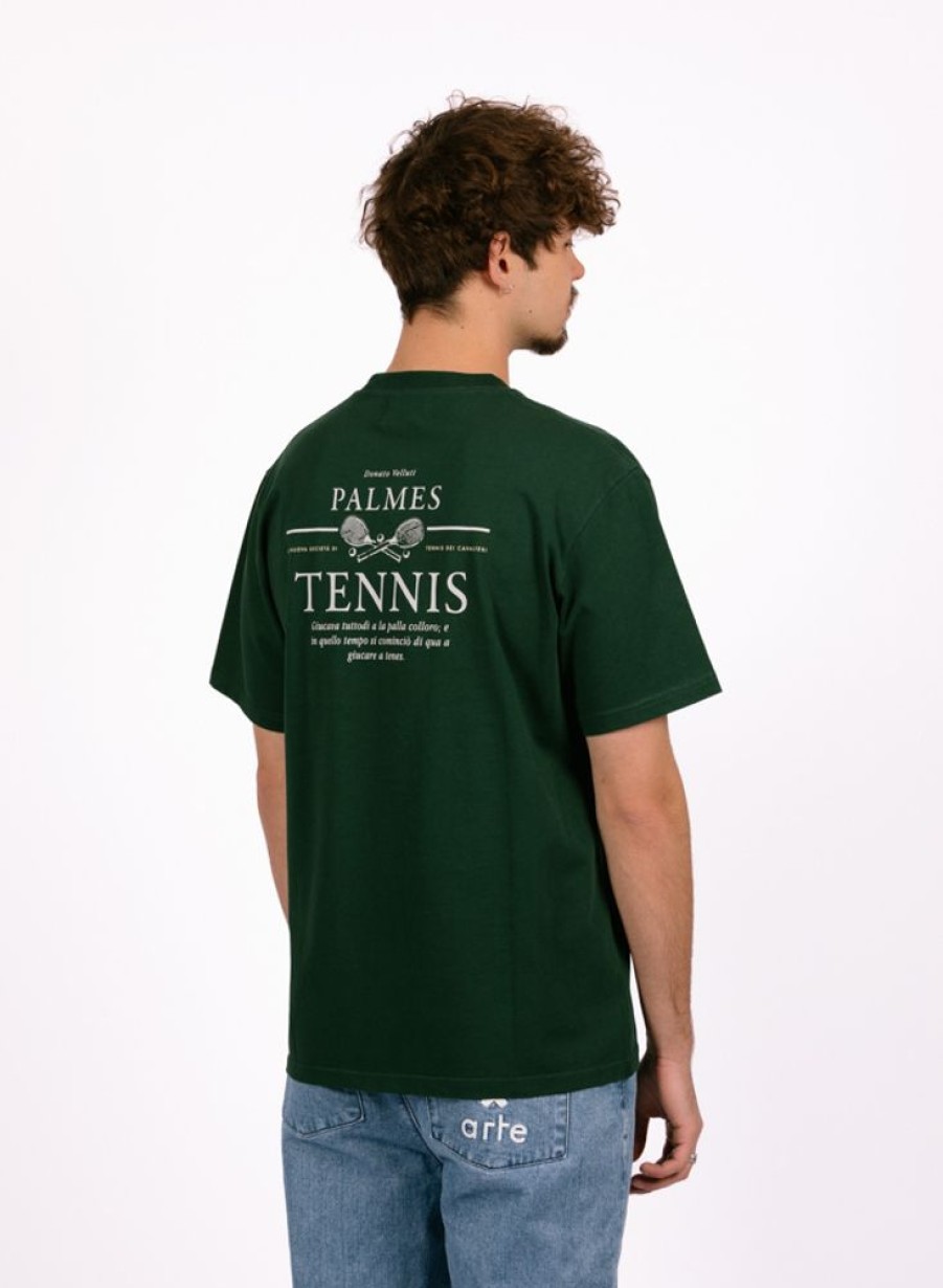 Palmes T-Shirts | Palmes Vichi Pocket T-Shirt Green