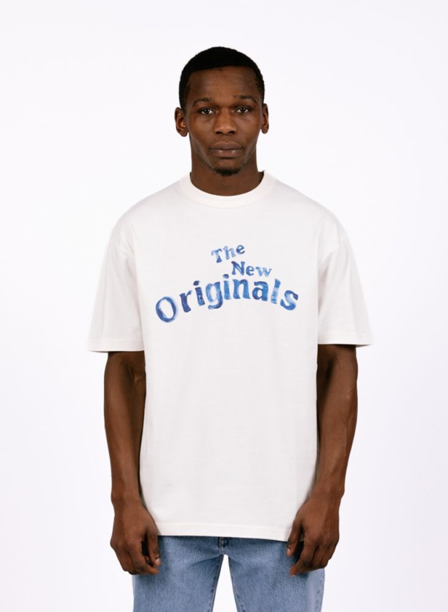 The New Originals T-Shirts | The New Originals Workman Paint Tee White Alyssum