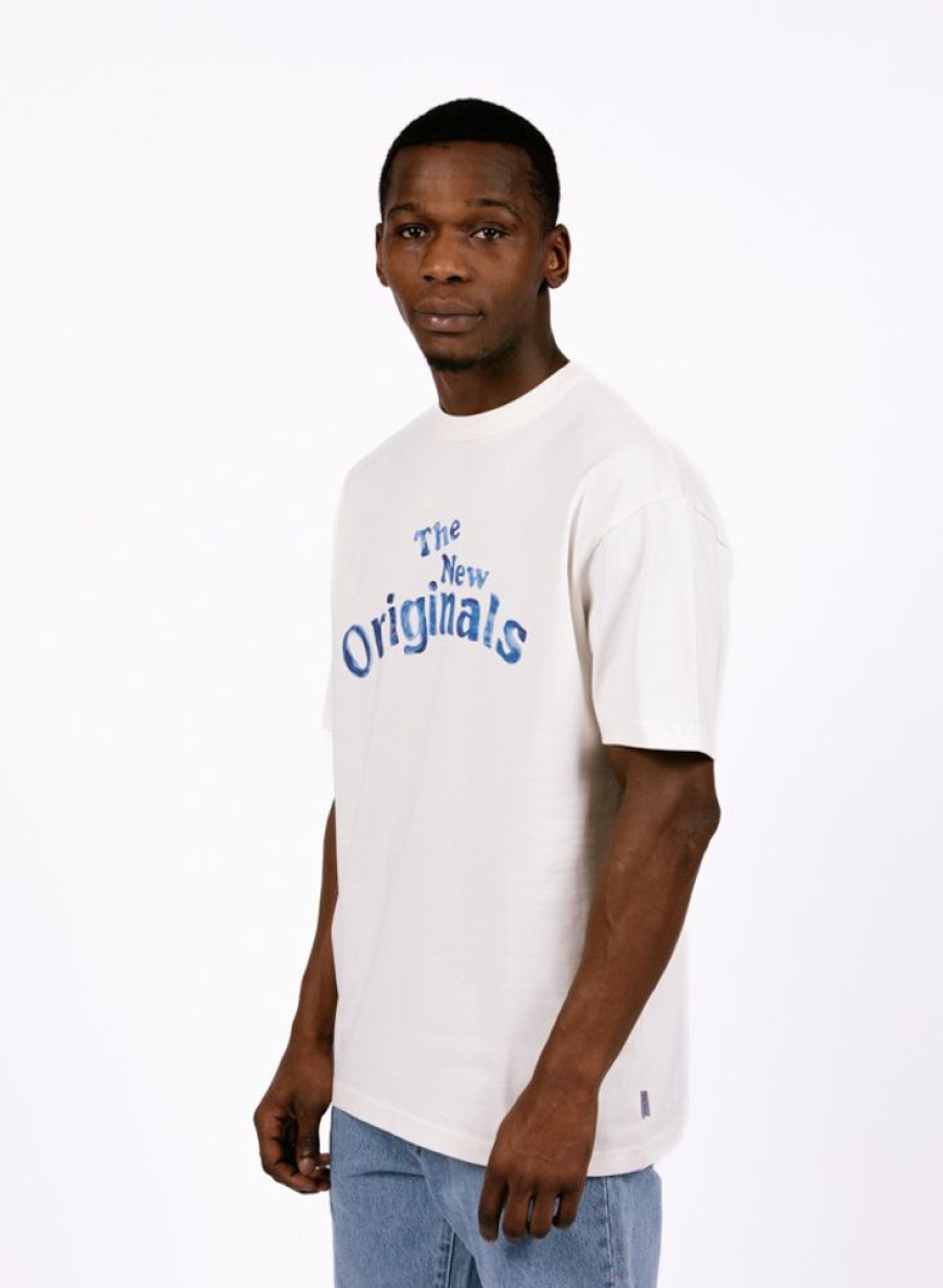 The New Originals T-Shirts | The New Originals Workman Paint Tee White Alyssum