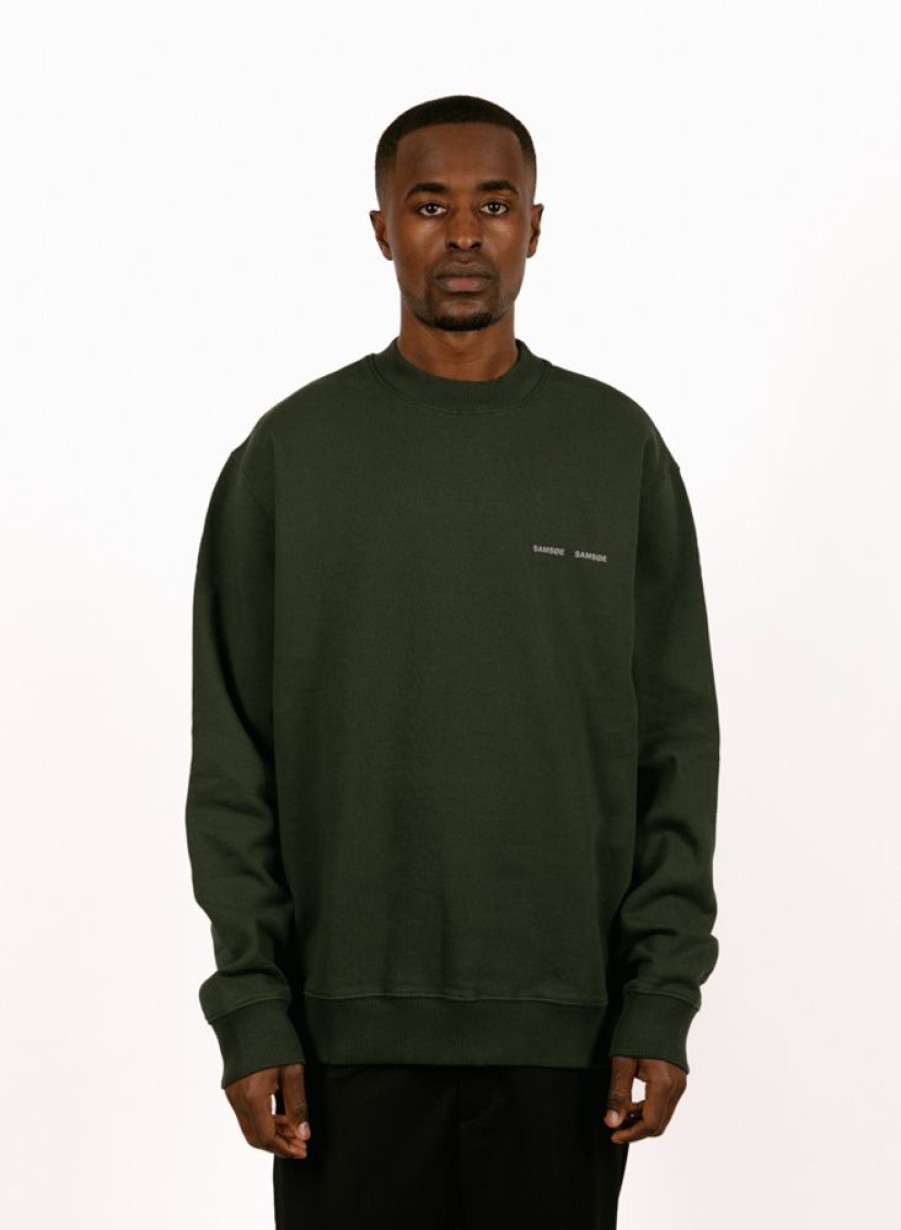 Samsoe Samsoe Sweaters | Samsoe Samsoe Norsbro Crew Neck 11720 Climbing Ivy