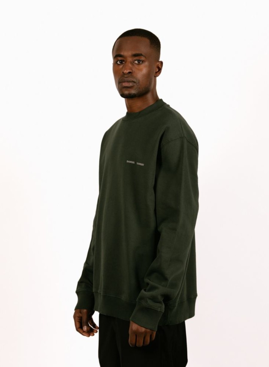 Samsoe Samsoe Sweaters | Samsoe Samsoe Norsbro Crew Neck 11720 Climbing Ivy