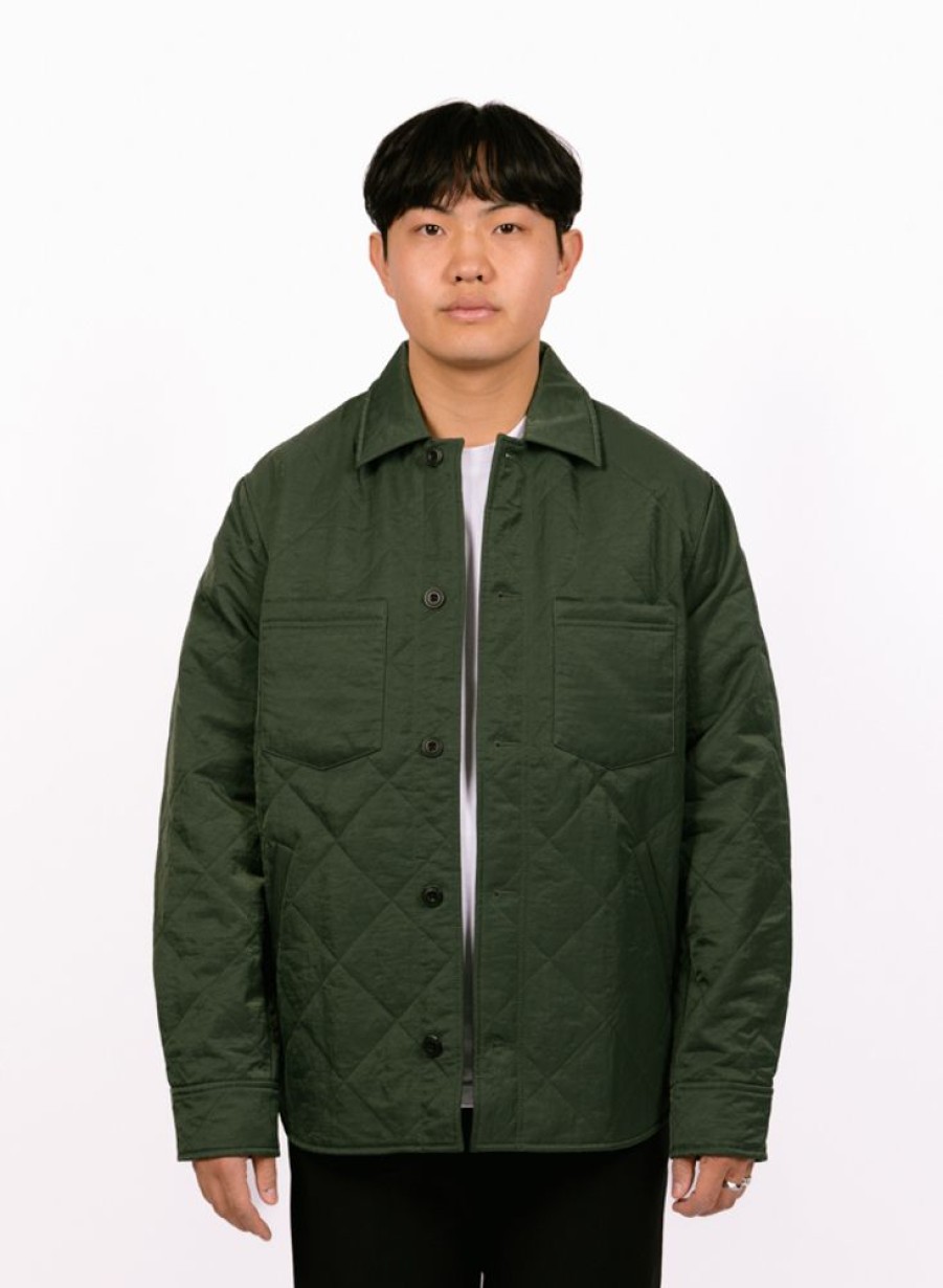 Samsoe Samsoe Jackets | Samsoe Samsoe Gilam Shirt Jacket 14998 Climbing Ivy