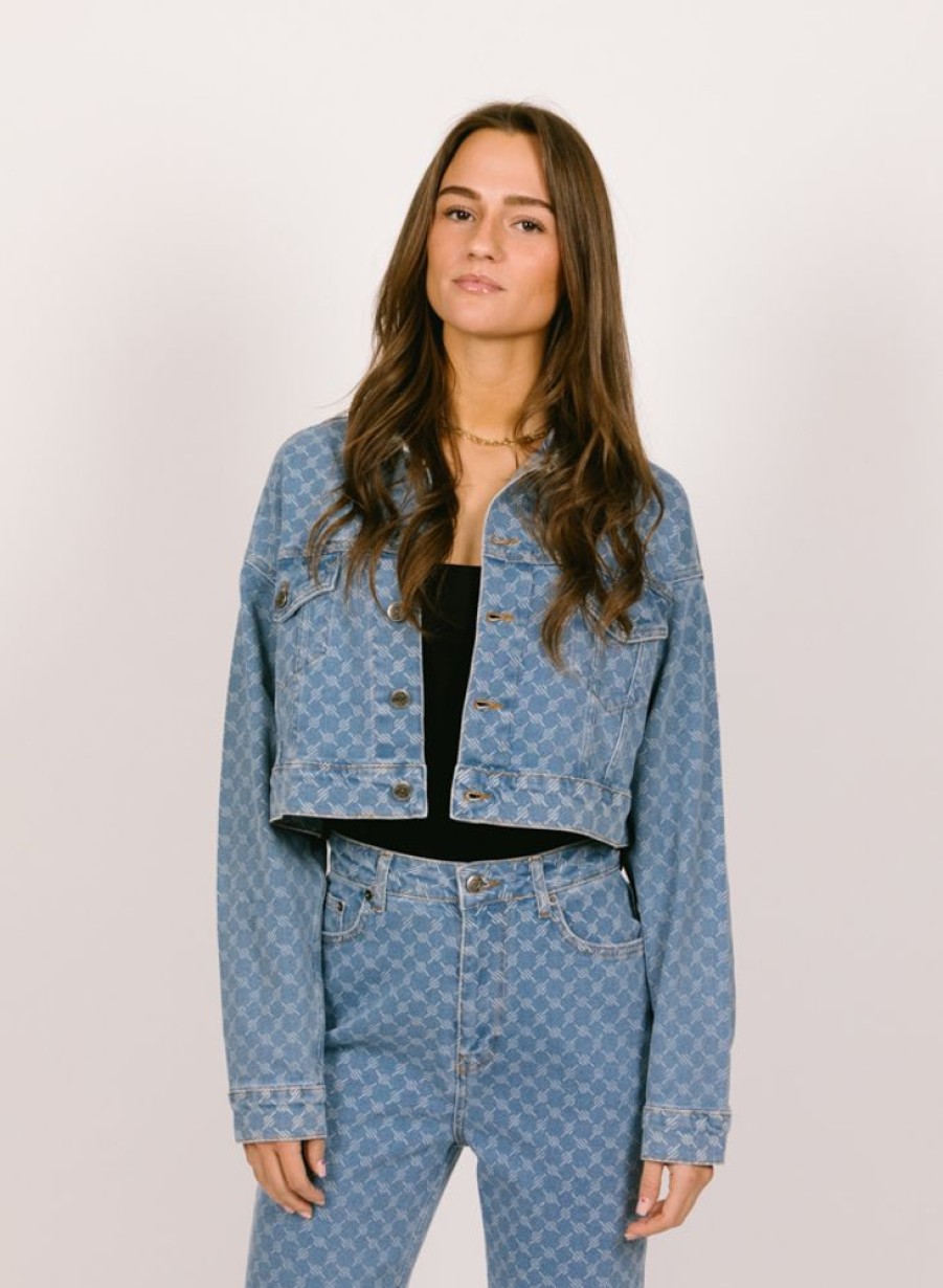 Daily Paper | Daily Paper Mily Jacket Blue Monogram