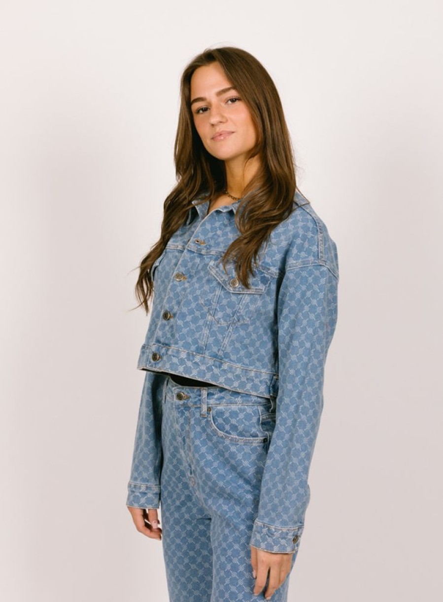 Daily Paper | Daily Paper Mily Jacket Blue Monogram