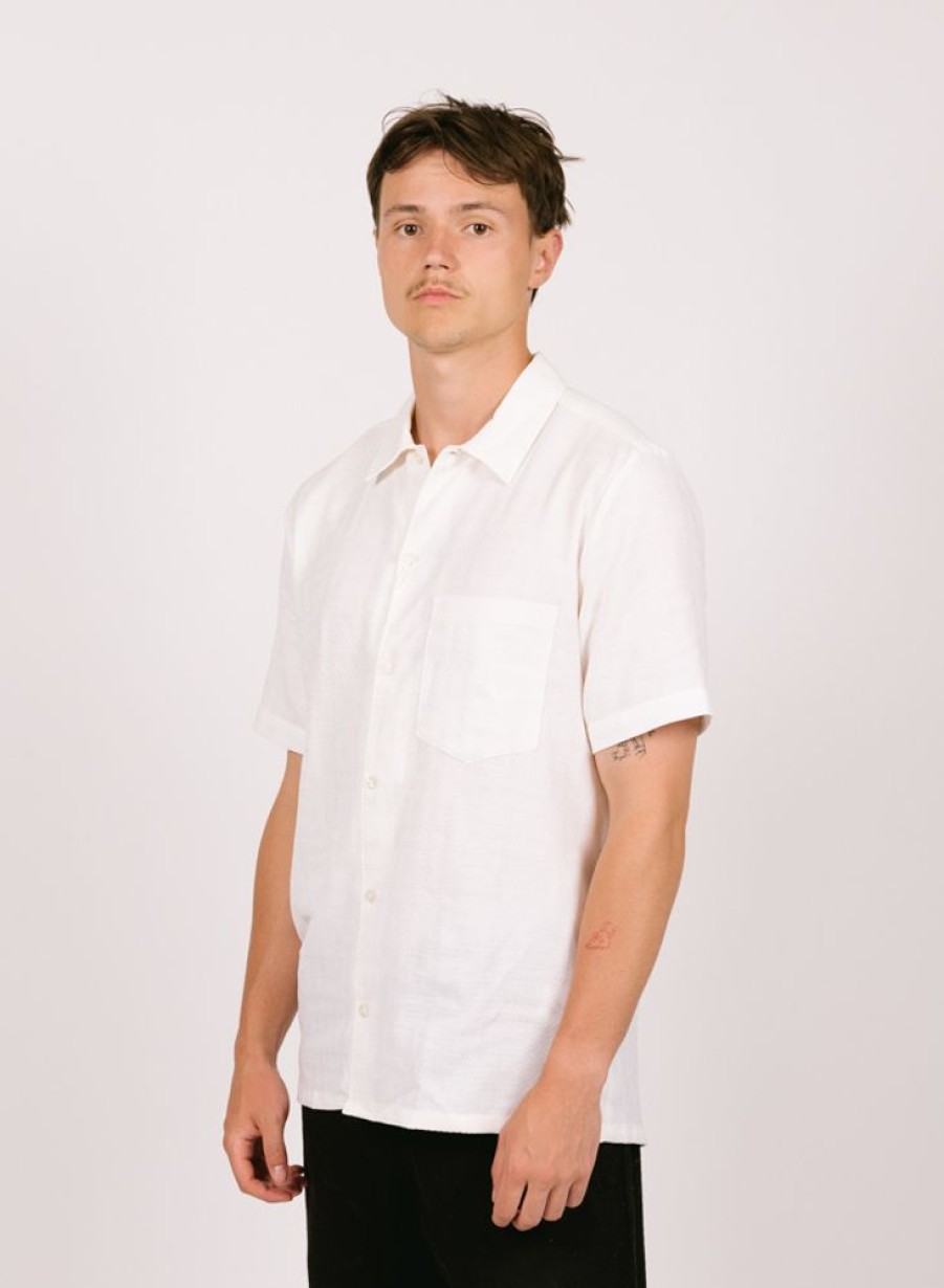 Samsoe Samsoe Shirts | Samsoe Samsoe Avan Jp Shirt 14748 White