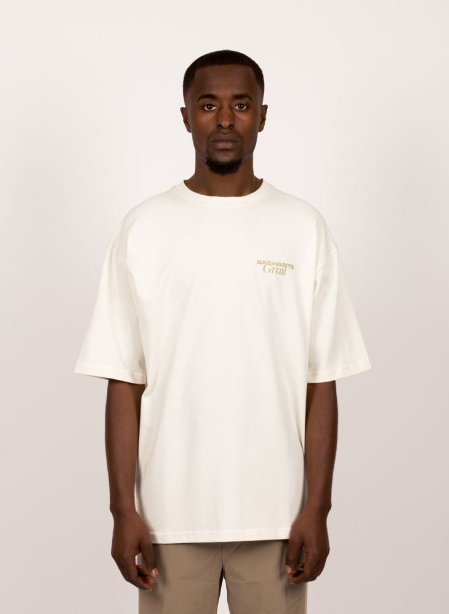 GRAIL T-Shirts | Grail X Bad Habits Social Club Tee Coco White