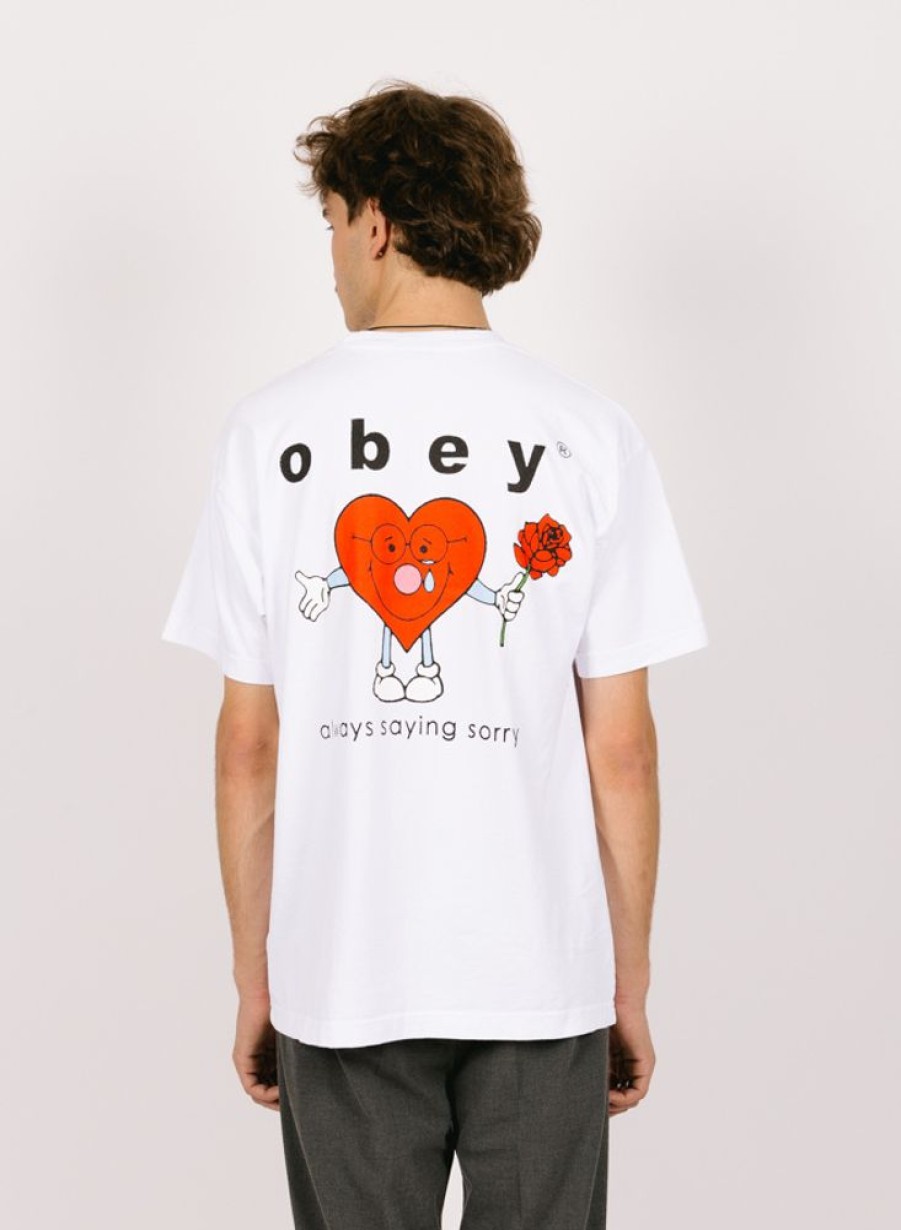 Obey T-Shirts | Obey Always Saying Sorry White