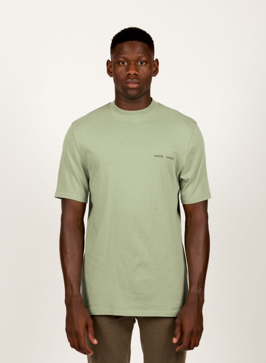 Samsoe Samsoe T-Shirts | Samsoe Samsoe Norsbro T-Shirt 6024 Iceberg Green