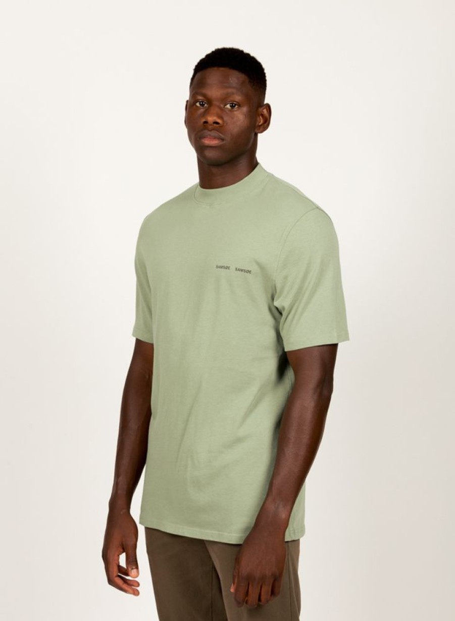 Samsoe Samsoe T-Shirts | Samsoe Samsoe Norsbro T-Shirt 6024 Iceberg Green