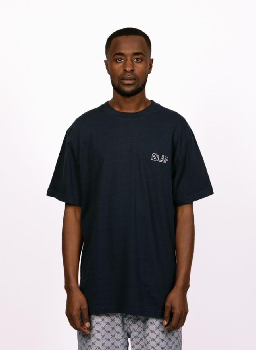 Olaf Hussein T-Shirts | Olaf Hussein Deep Sea Tee Navy