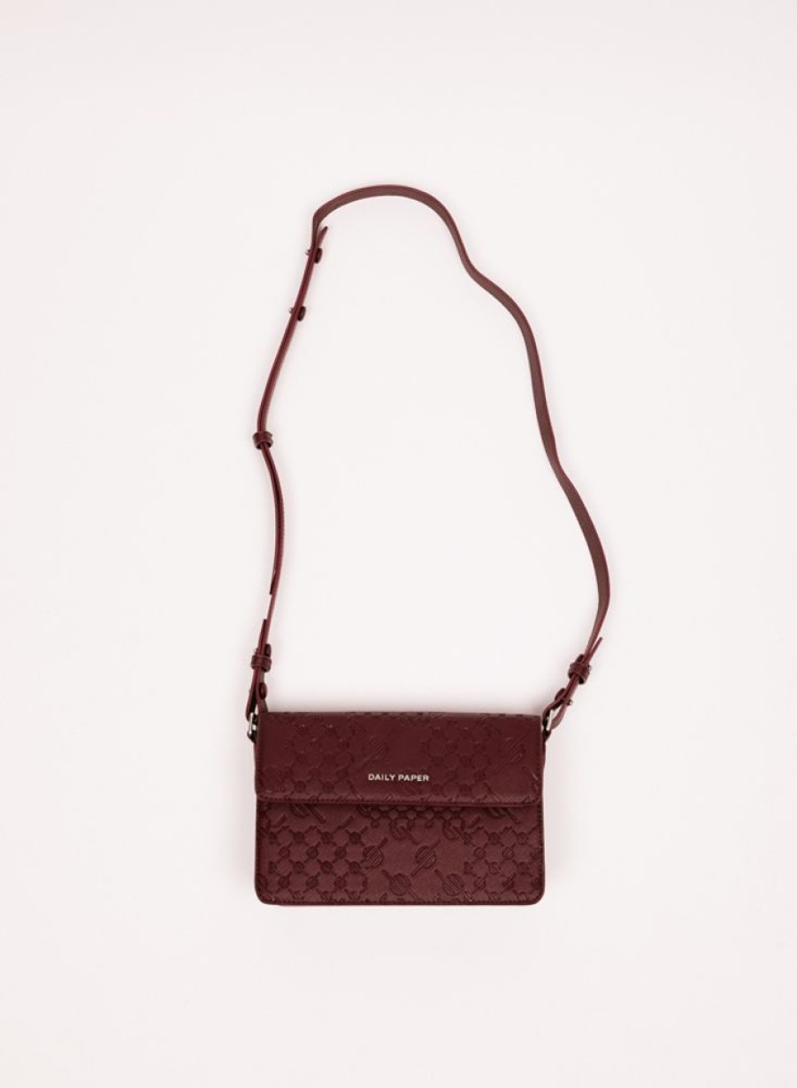 Daily Paper | Daily Paper Meru Monogram Bag Bordeaux