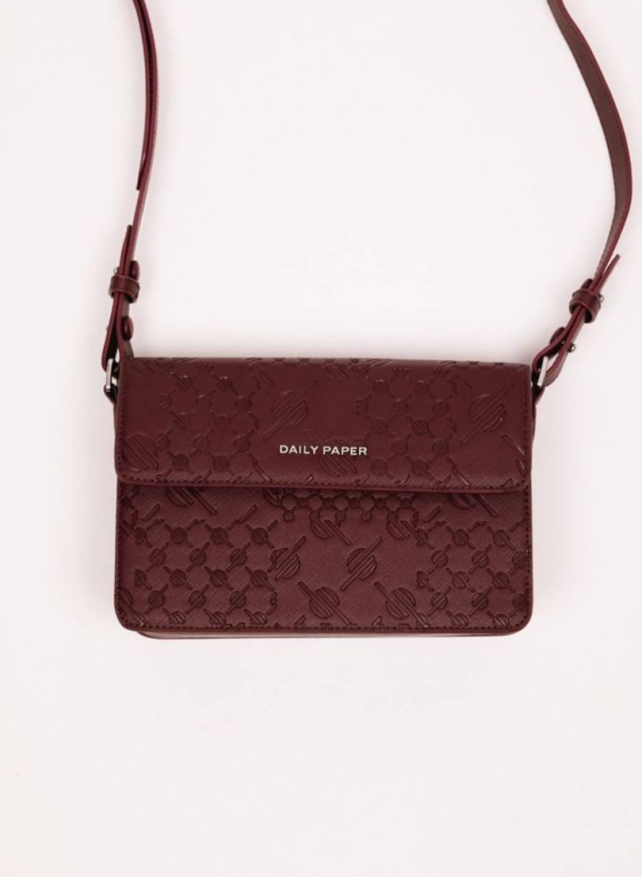 Daily Paper | Daily Paper Meru Monogram Bag Bordeaux