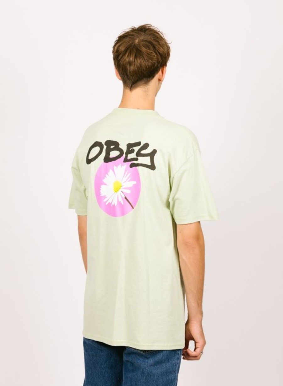 Obey T-Shirts | Obey Daisy Spray Cucumber