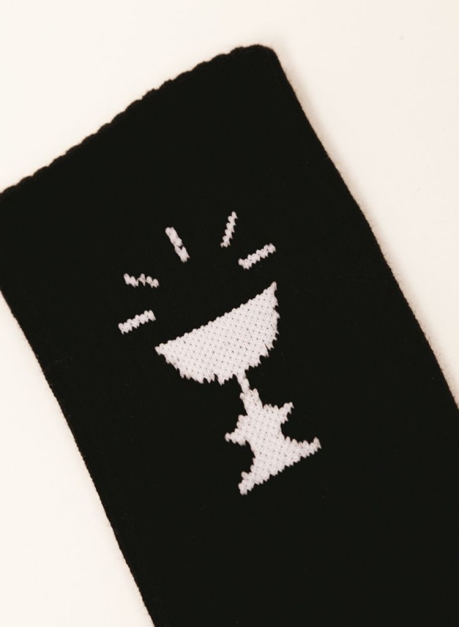 GRAIL | Grail Cup Logo Sock Black