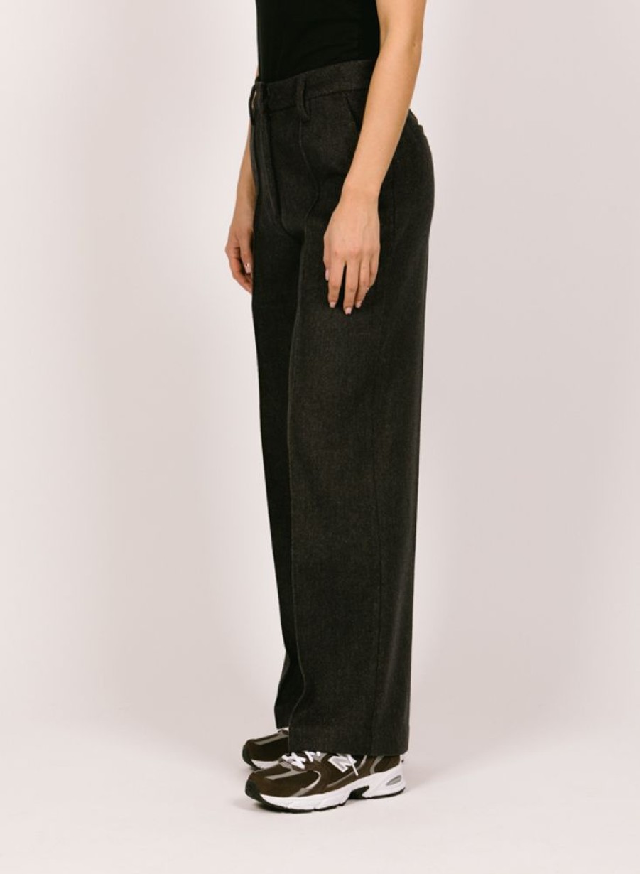 Olaf Hussein Pants | Olaf Hussein Wmn Pintuck Wide Leg Pant