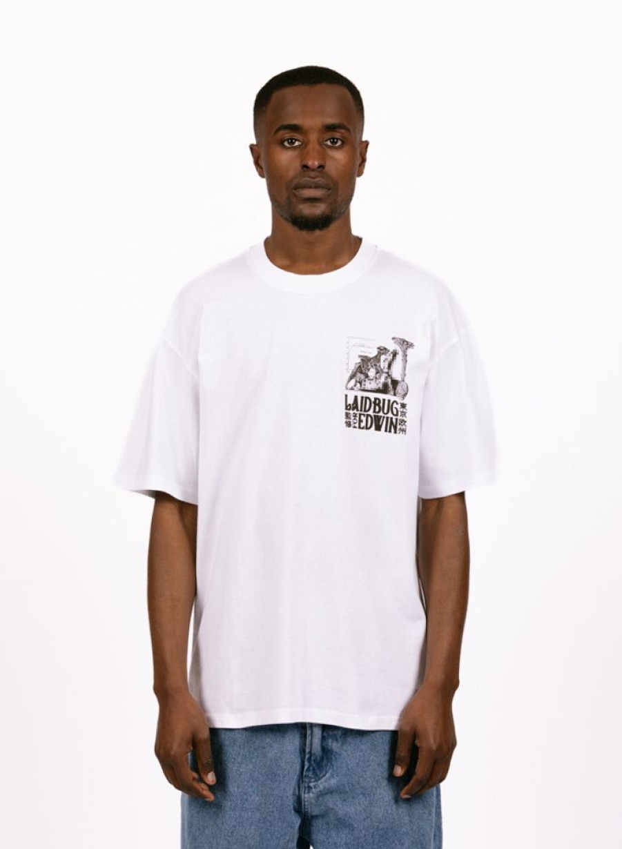 Edwin T-Shirts | Edwin Yusuke Isao T-Shirt White