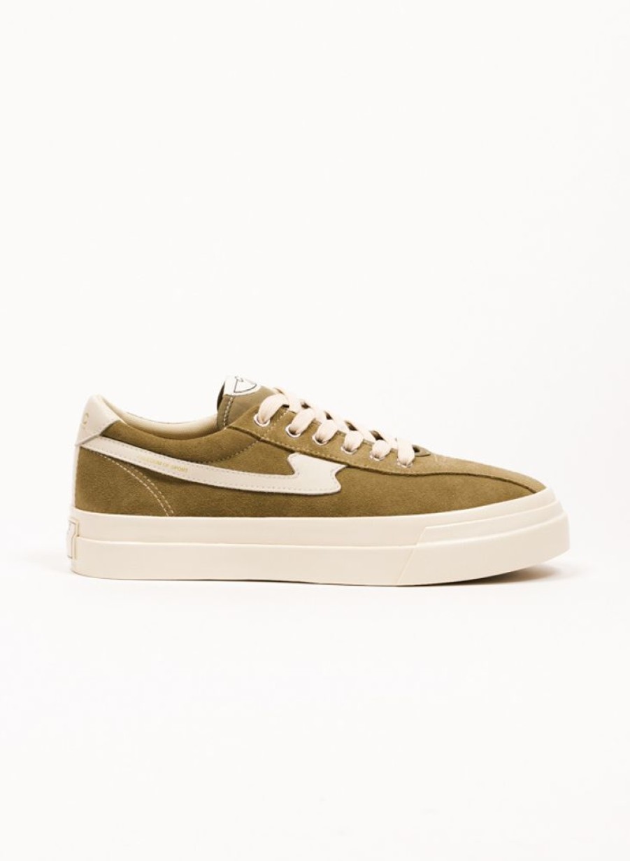 S.W.C. Stepney Workers Club Sneakers | S.W.C. Stepney Workers Club Pearl S Strike Suede Moss Ecru