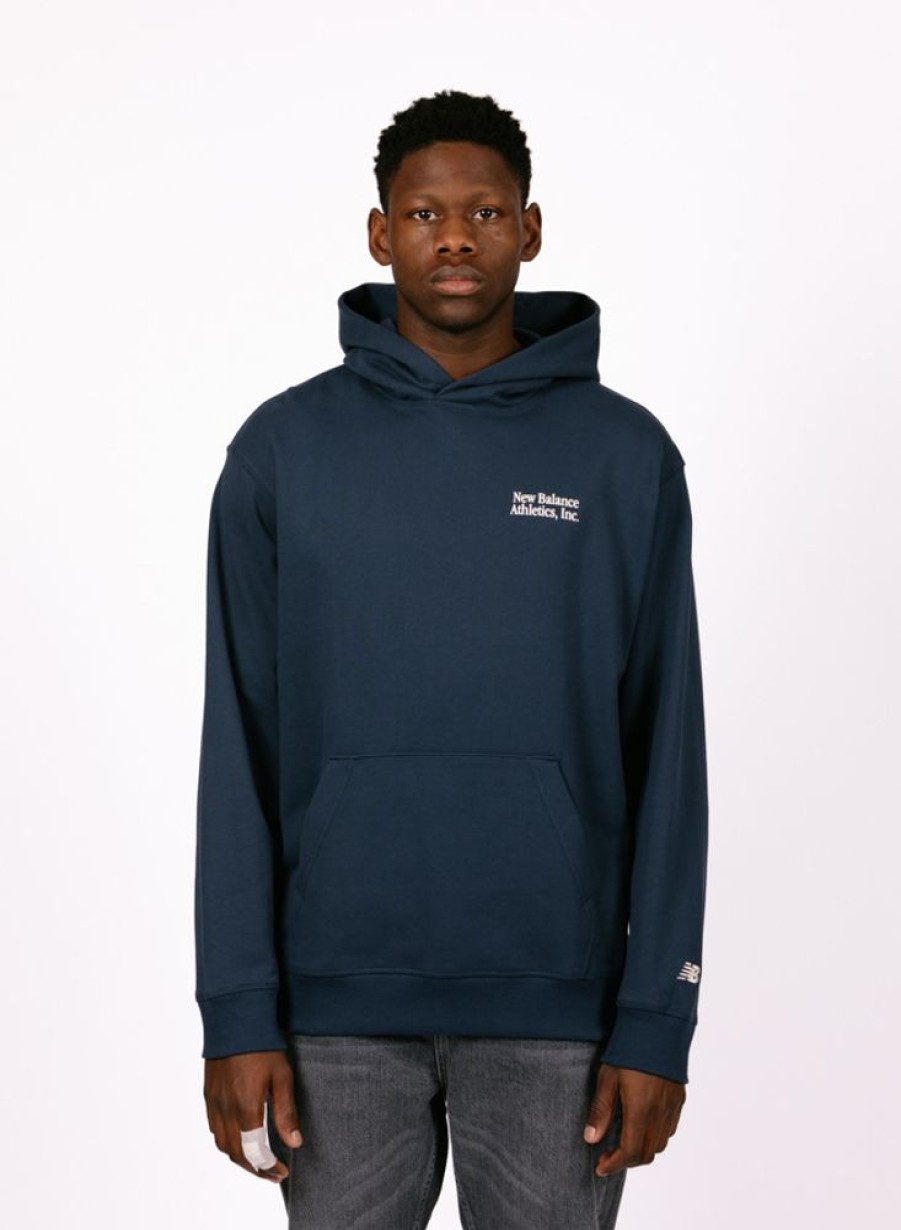 New Balance Sweaters | New Balance Athletics Embroidered Hoodie Navy