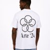 Arte T-Shirts | Arte Teo Back Rings T-Shirt White