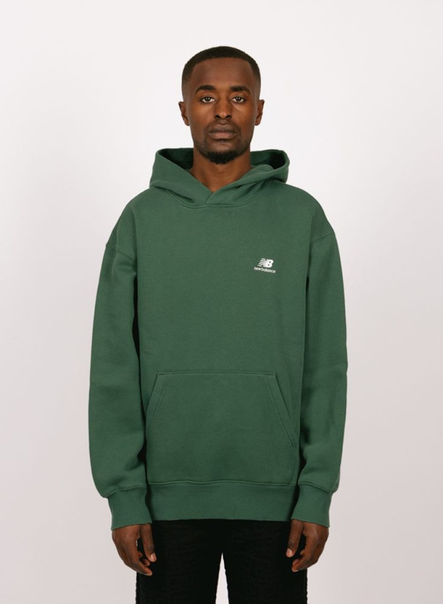 New Balance Sweaters | New Balance Hoops Fleece Hoodie Green