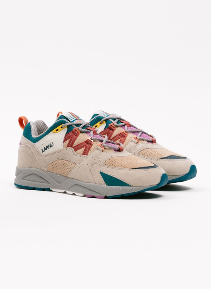 Karhu Sneakers | Karhu Fusion 2.0 Silver Lining/Mineral Red