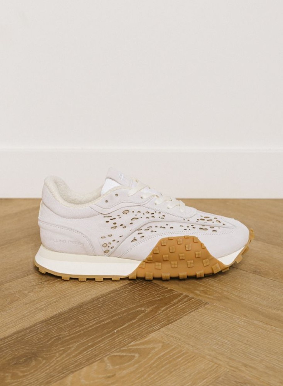 Filling Pieces Sneakers | Filling Pieces Crease Runner Wind All White