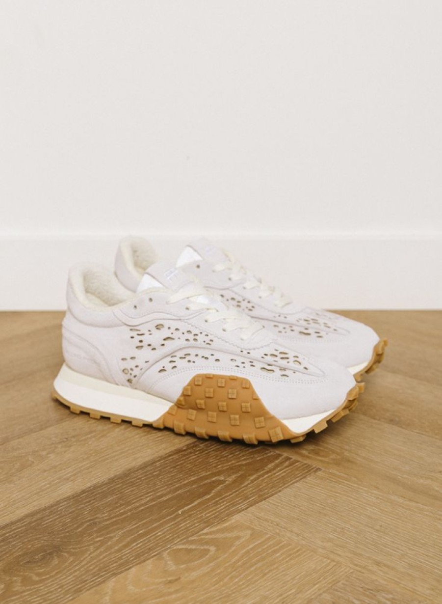 Filling Pieces Sneakers | Filling Pieces Crease Runner Wind All White