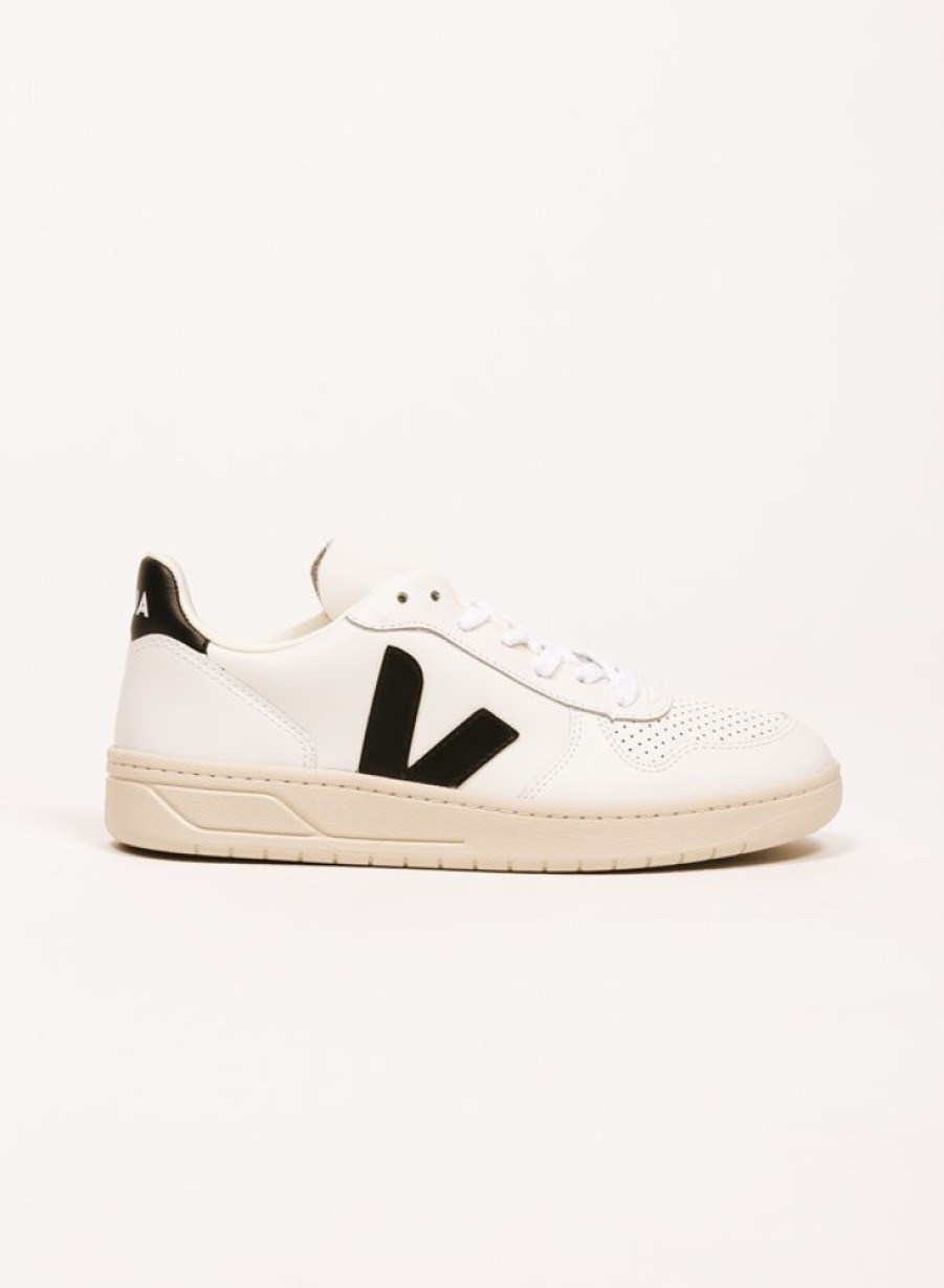 Veja Sneakers | Veja V-10 Leather Extra White Black