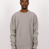 Olaf Hussein Sweaters | Olaf Hussein Olaf Drift Logo Crewneck Shade Grey