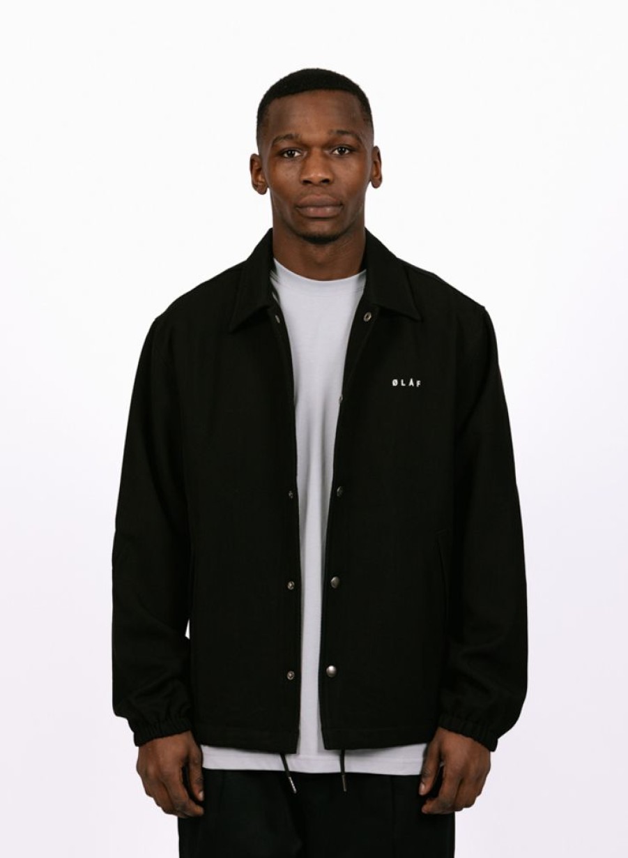 Olaf Hussein Jackets | Olaf Hussein Coach Jacket Black