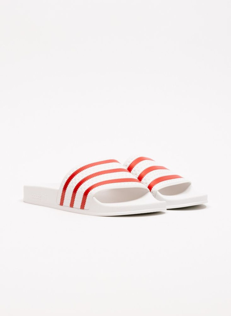 adidas originals Slides | Adidas Originals Adilette White/Red