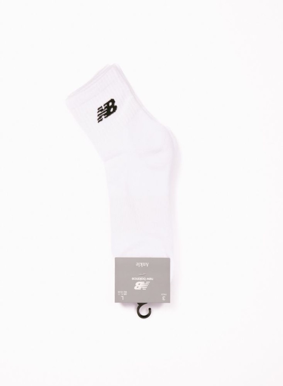 New Balance | New Balance Everyday Ankle Socks 3 Pack White