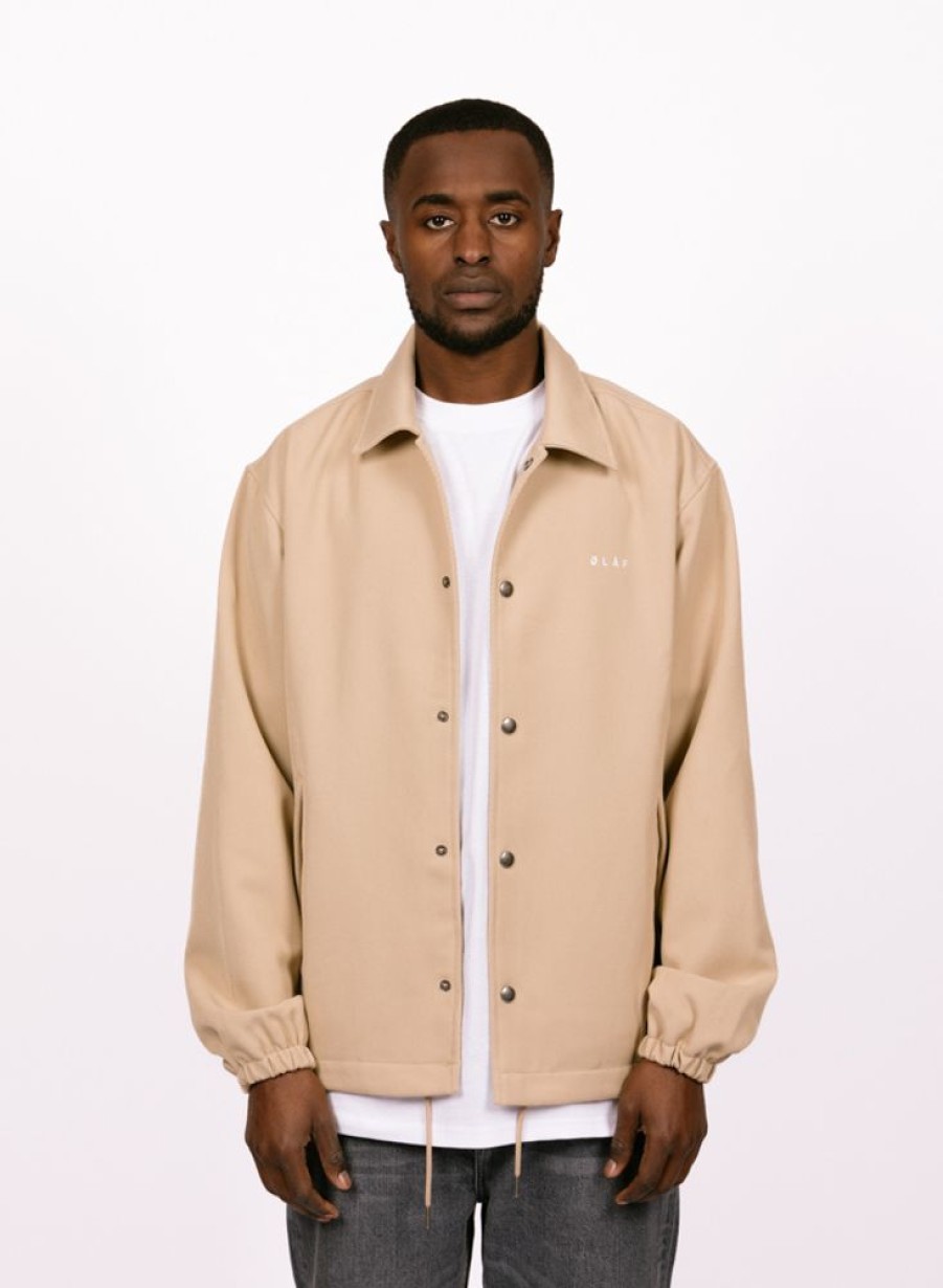 Olaf Hussein Jackets | Olaf Hussein Coach Jacket Cream