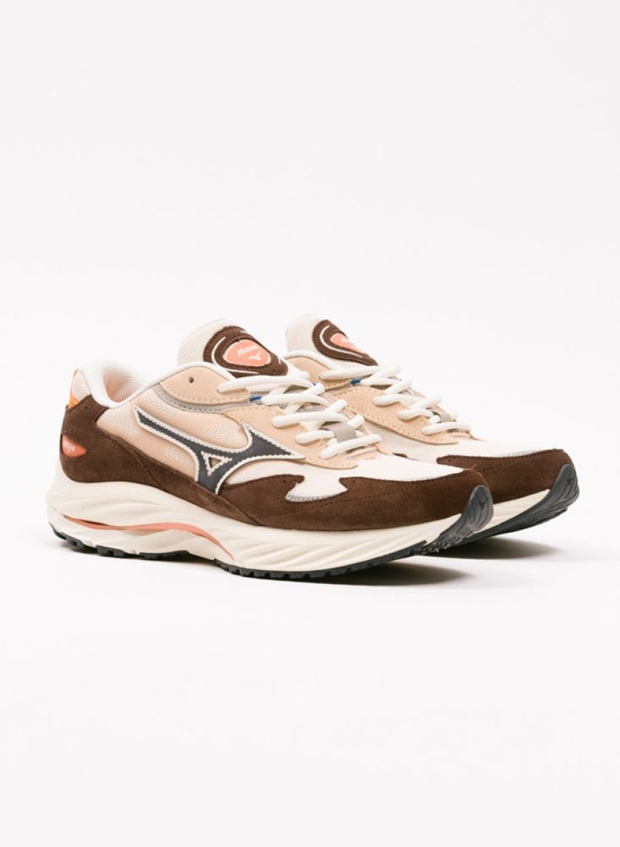 Mizuno Sneakers | Mizuno Wave Rider Beta Pearl/India Ink/Coffee