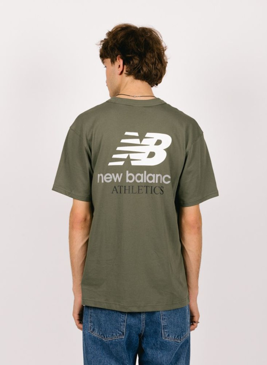 New Balance T-Shirts | New Balance Sport Essentials Premium Cotton T-Shirt Dark Green