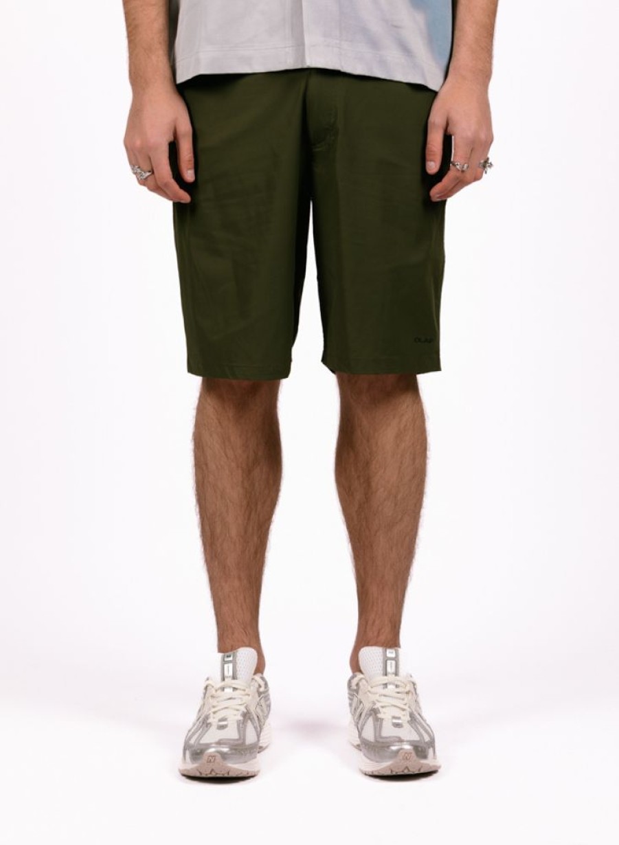 Olaf Hussein Shorts | Olaf Hussein Nylon Shorts Pewter