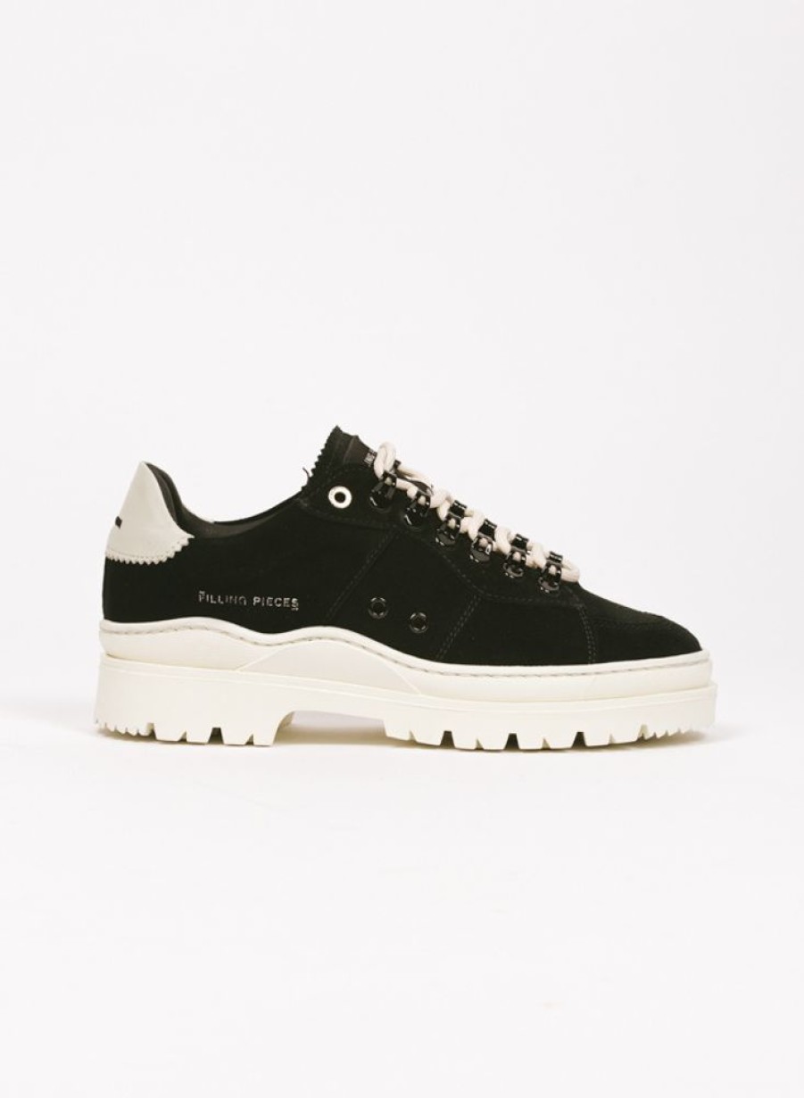 Filling Pieces Sneakers | Filling Pieces Court Serrated Black/Off White