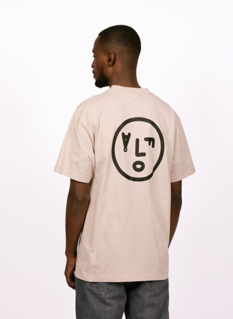 Olaf Hussein T-Shirts | Olaf Hussein Face Tee Cement