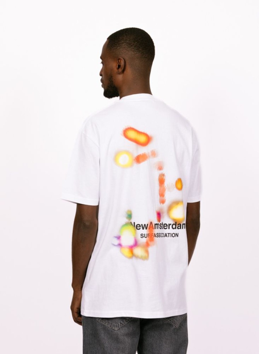 New Amsterdam Surf Association T-Shirts | New Amsterdam Surf Association Night Lights Tee White