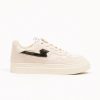 S.W.C. Stepney Workers Club Sneakers | S.W.C. Stepney Workers Club Pearl S Strike Suede Ecru Black