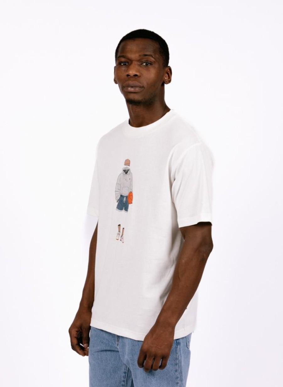 New Balance T-Shirts | New Balance Nb Athletics Basketball Style Relaxed Tee Sea Salt