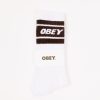 Obey | Obey Cooper Il Socks White/Java Brown