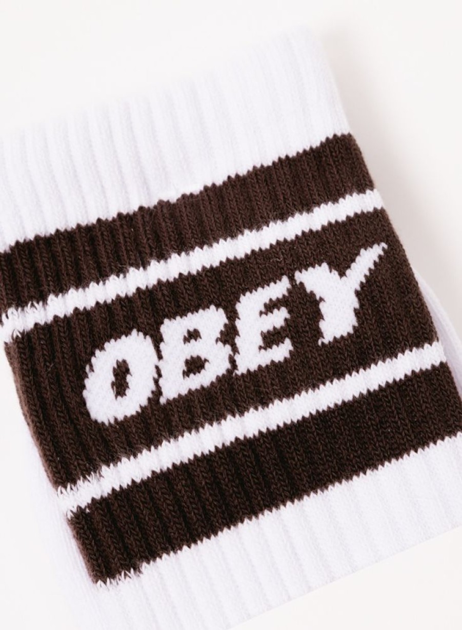 Obey | Obey Cooper Il Socks White/Java Brown