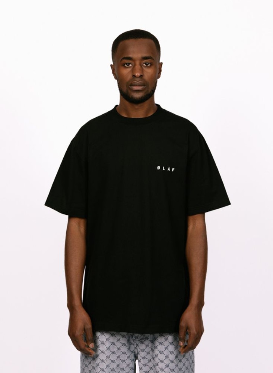 Olaf Hussein T-Shirts | Olaf Hussein Face Tee Black