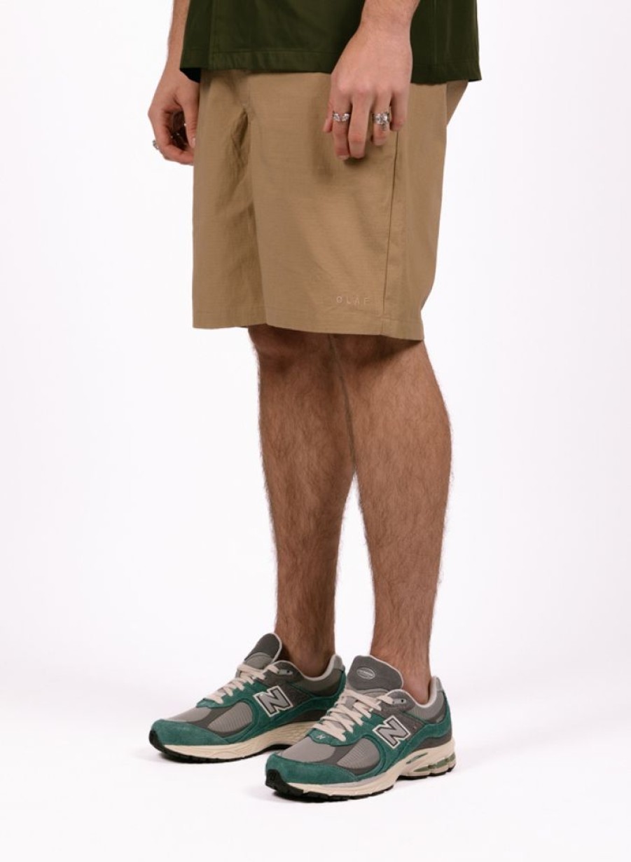 Olaf Hussein Shorts | Olaf Hussein Utility Shorts Khaki