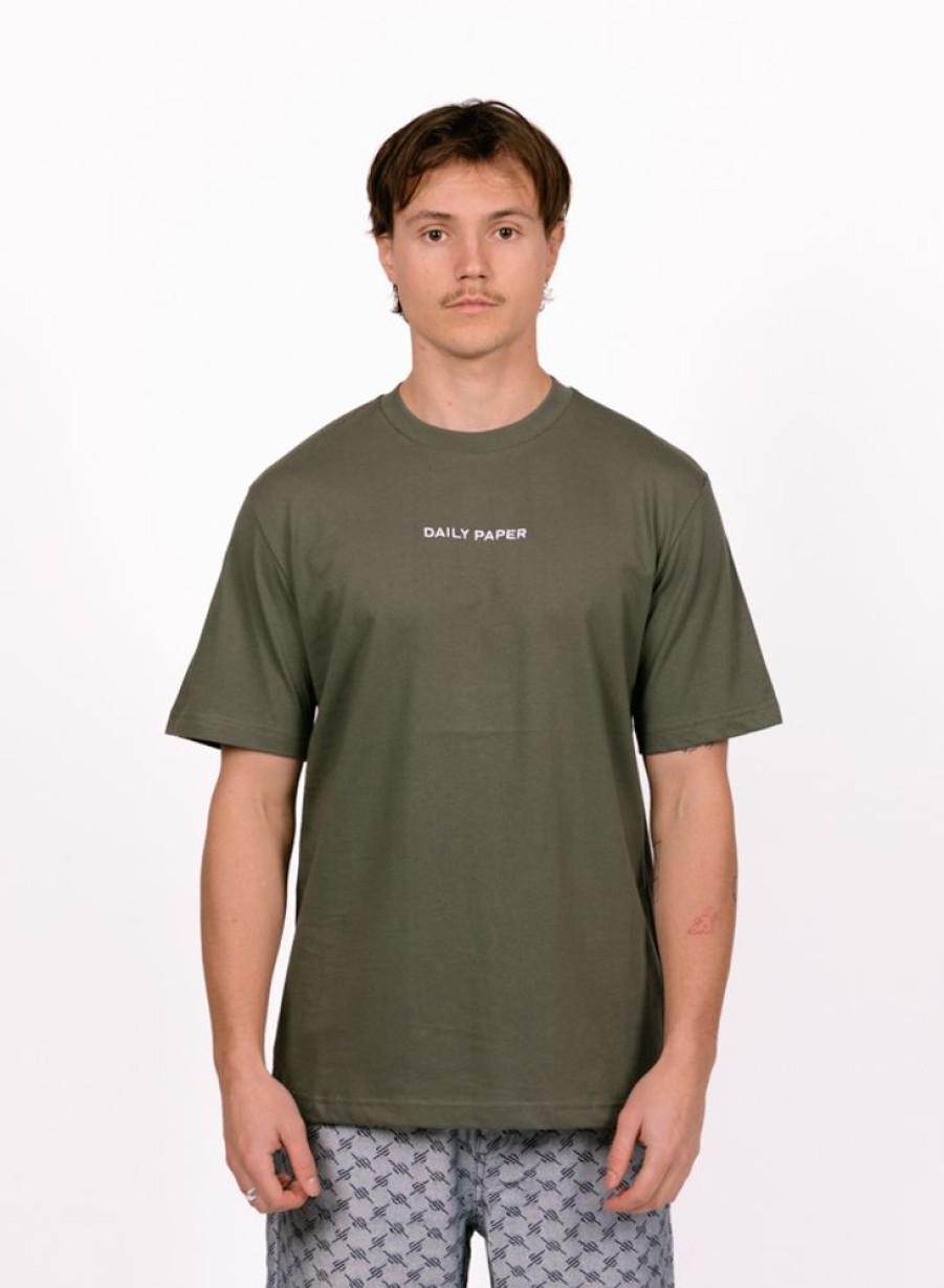 Daily Paper T-Shirts | Daily Paper Logotype Ss T-Shirt Chimera Green