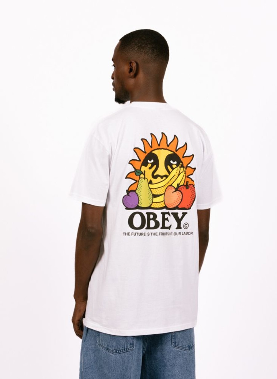 Obey T-Shirts | Obey The Future Is The Fruits Ours White