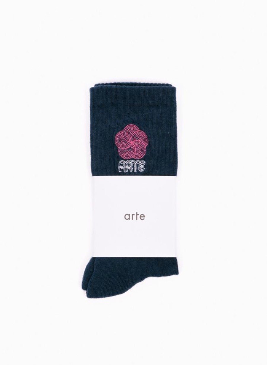 Arte | Arte Arte Circle Logo Socks Navy