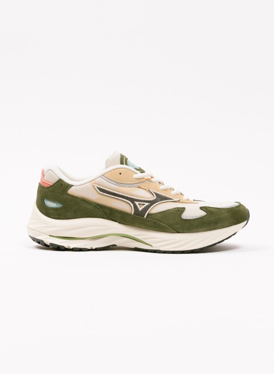 Mizuno Sneakers | Mizuno Wave Rider Beta Sand/Shadow/Riflegreen