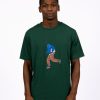 New Balance T-Shirts | New Balance Athletics Basketball Style Relaxed T-Shirt Nightware Green